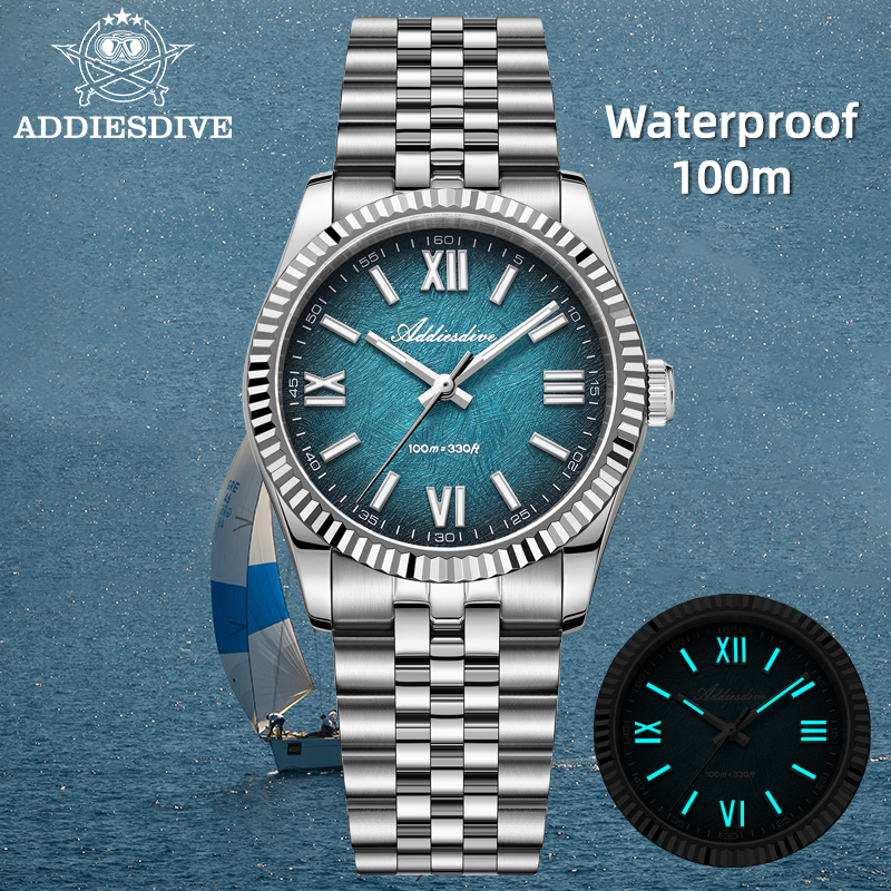 Moments Watches & Jewelry Burlington - ADDIESDIVE Men's VH31 Quartz Moment Watch