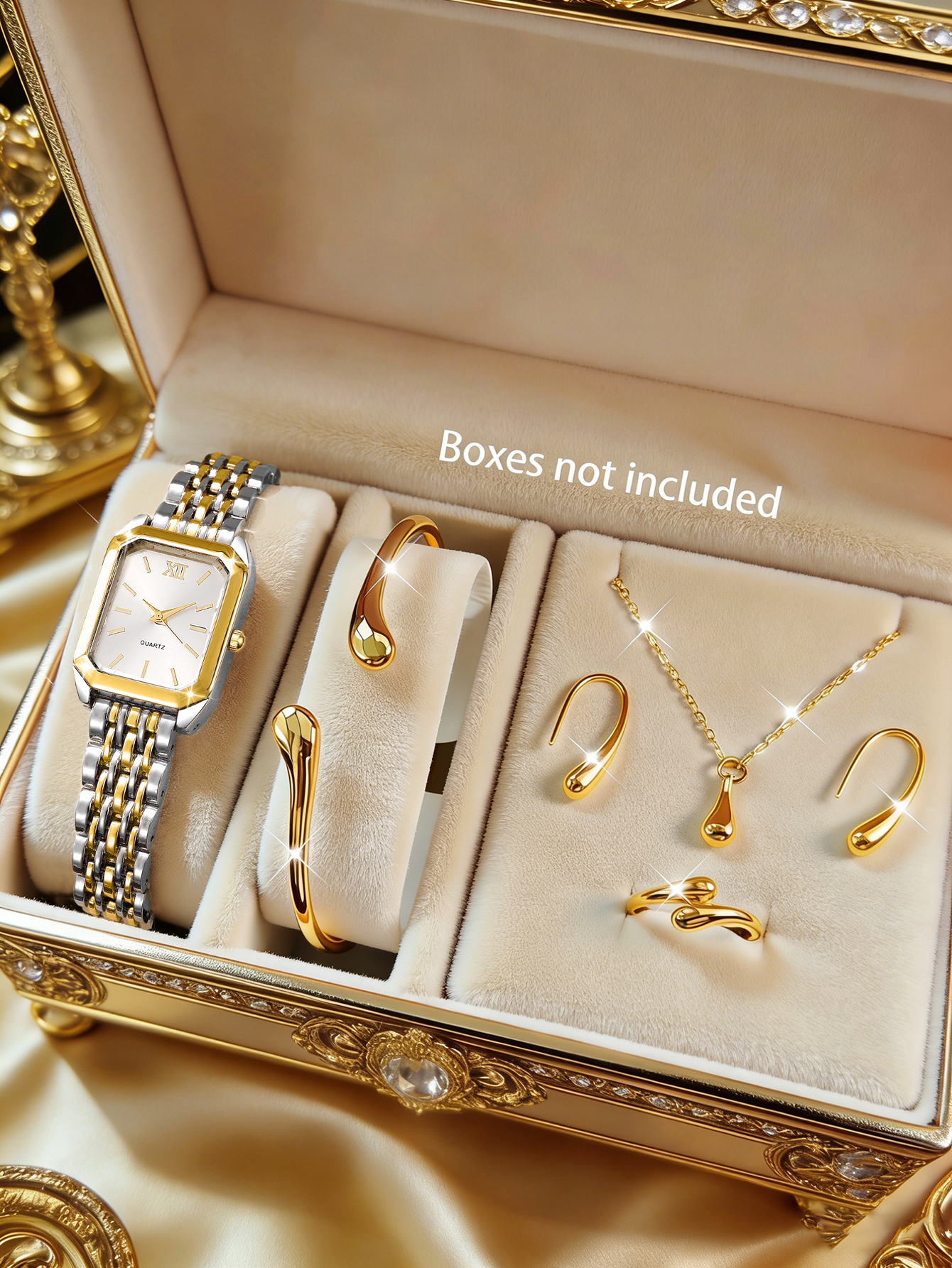 Does Jewelry Include Watches - The lady's compact quartz watch and