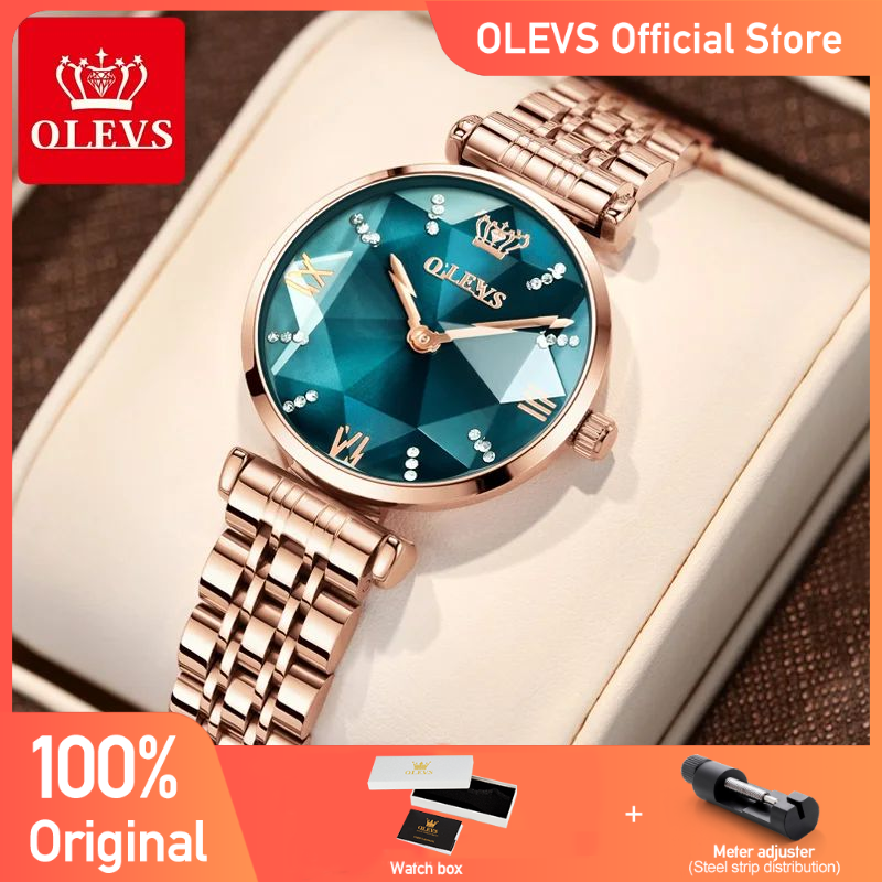 Jewels In Quartz Watches - OLEVS New Women Luxury Jewel Quartz