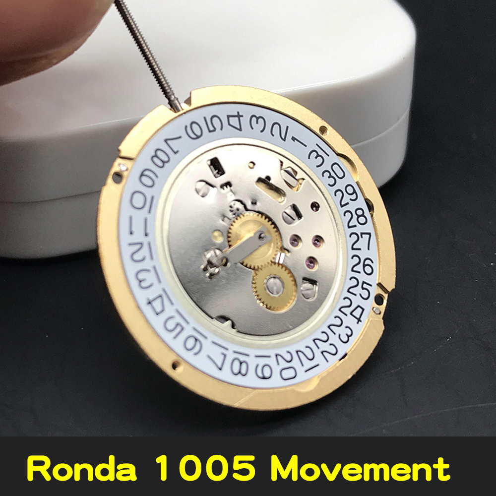 Jewels In Quartz Watches - Ronda 1005 Quartz Watch Movement Eight