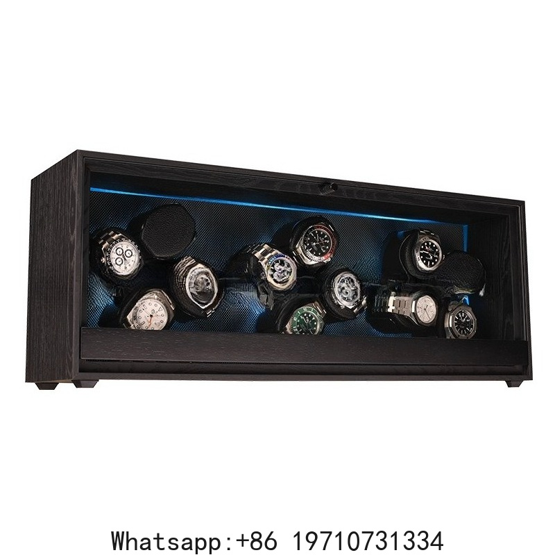 Watch Display Box - Automatic Watch Winder 12 Slot Wood