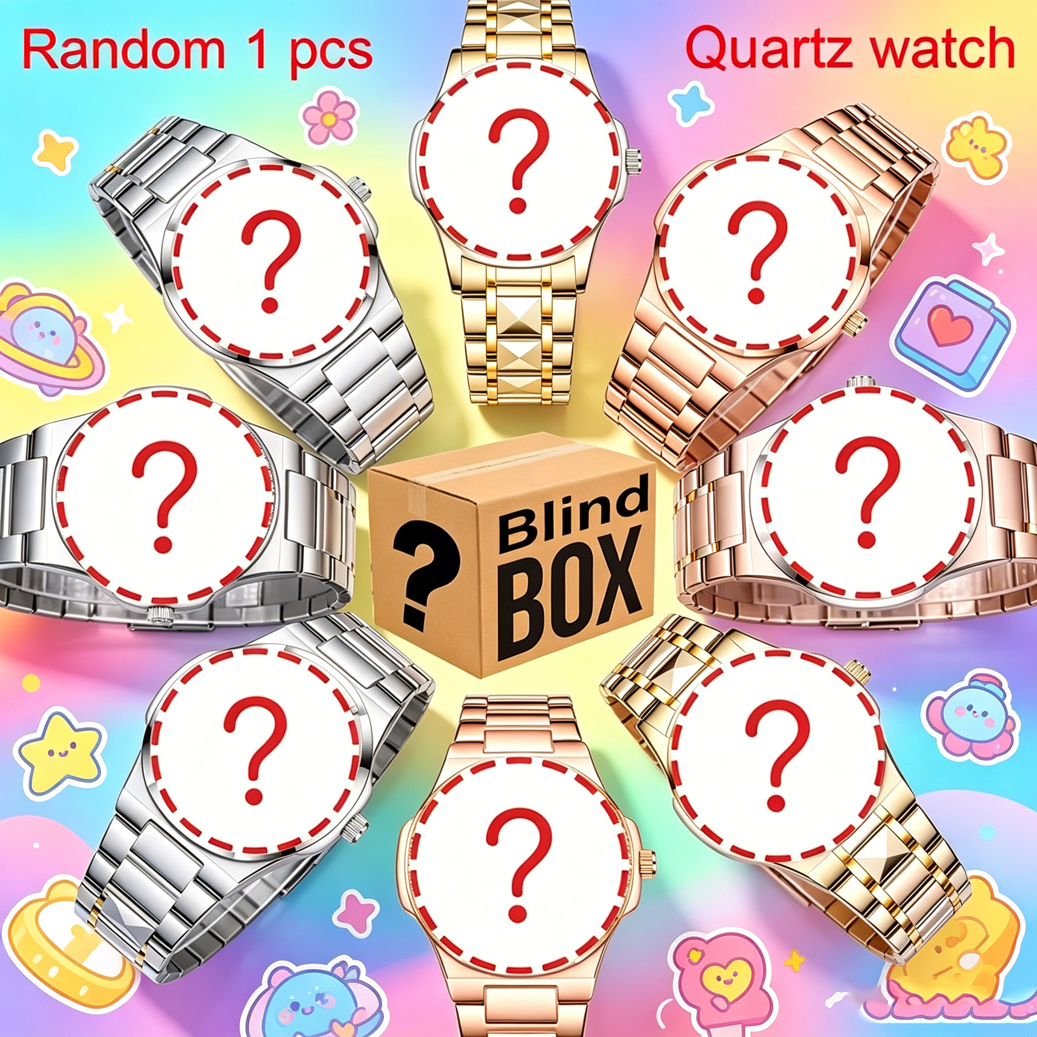 Watch Display Box - Hot Collectible Watch Blind Box Surprise