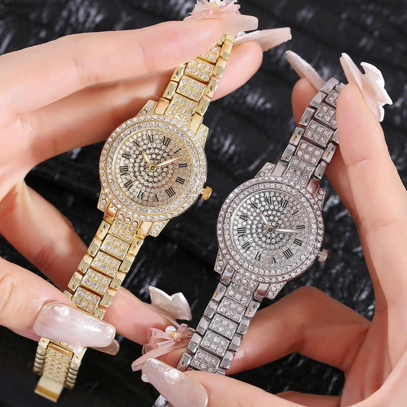 Luxury Shiny Fine Zircon Quart - Jewels In Quartz Watches บทวิจารณ์และราคา