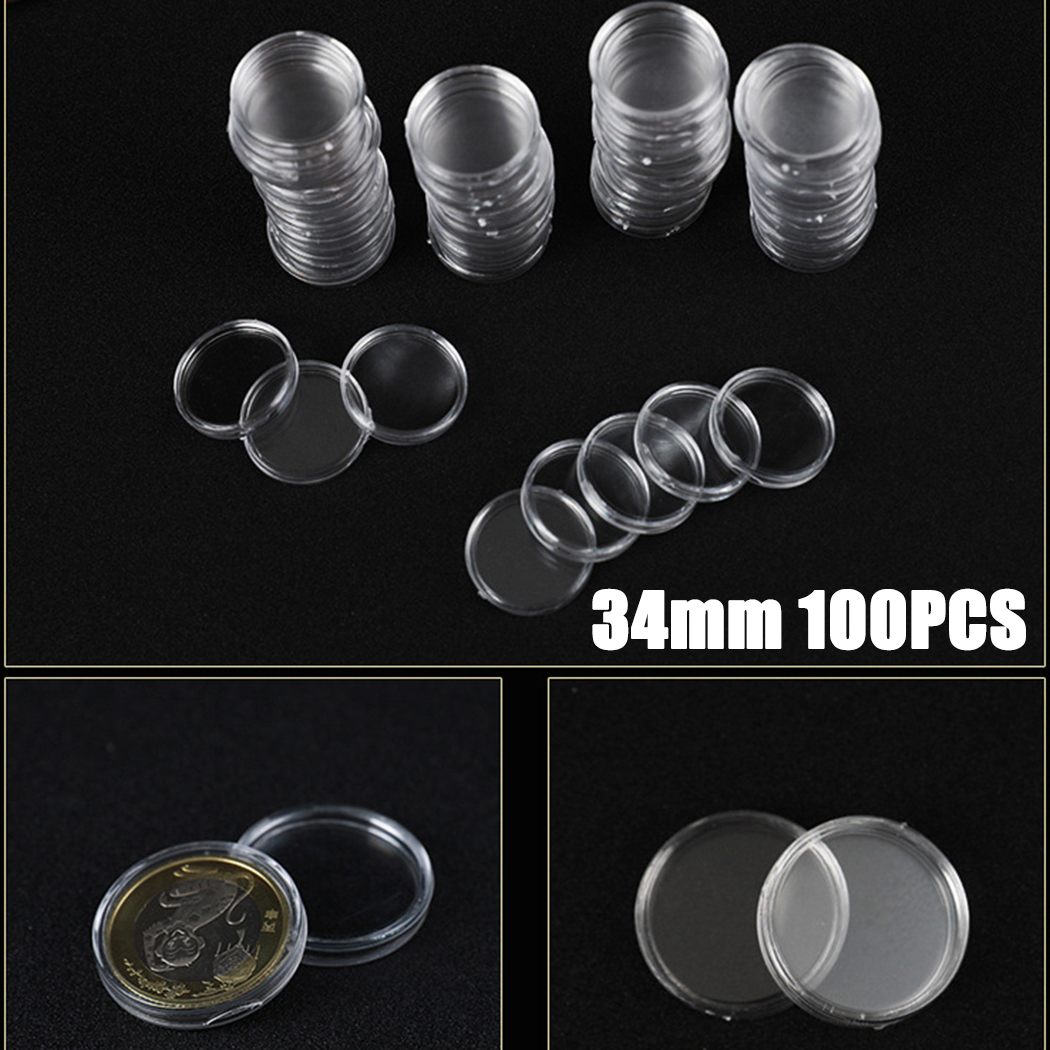 100 Clear Plastic Coin Capsule - Collectors Coins Jewelry & Watches Of Smithtown Reviews บทวิจารณ์และราคา