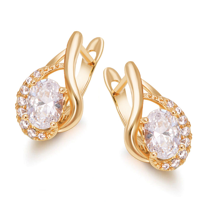 AAA+ Zircon Hoop Earrings for  - Nick'S Jewelry & Watches Reviews บทวิจารณ์และราคา
