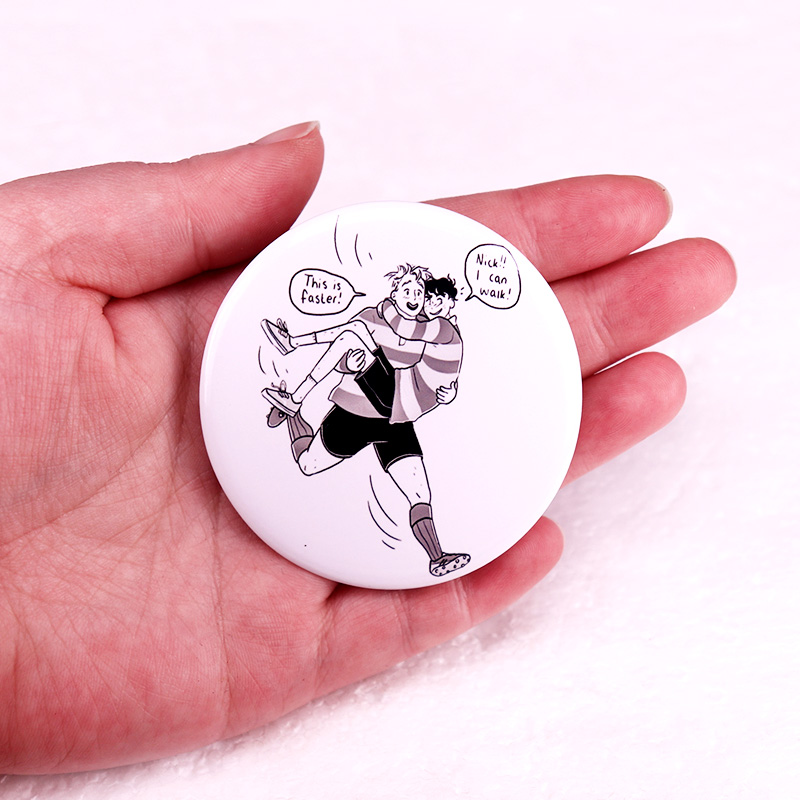 Heartstopper Pinback Button Pi - Nick'S Jewelry & Watches Reviews บทวิจารณ์และราคา