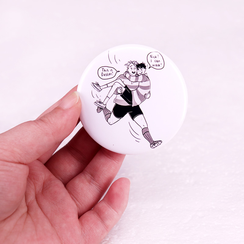 Heartstopper Pinback Button Pi - Nick'S Jewelry & Watches Reviews บทวิจารณ์และราคา