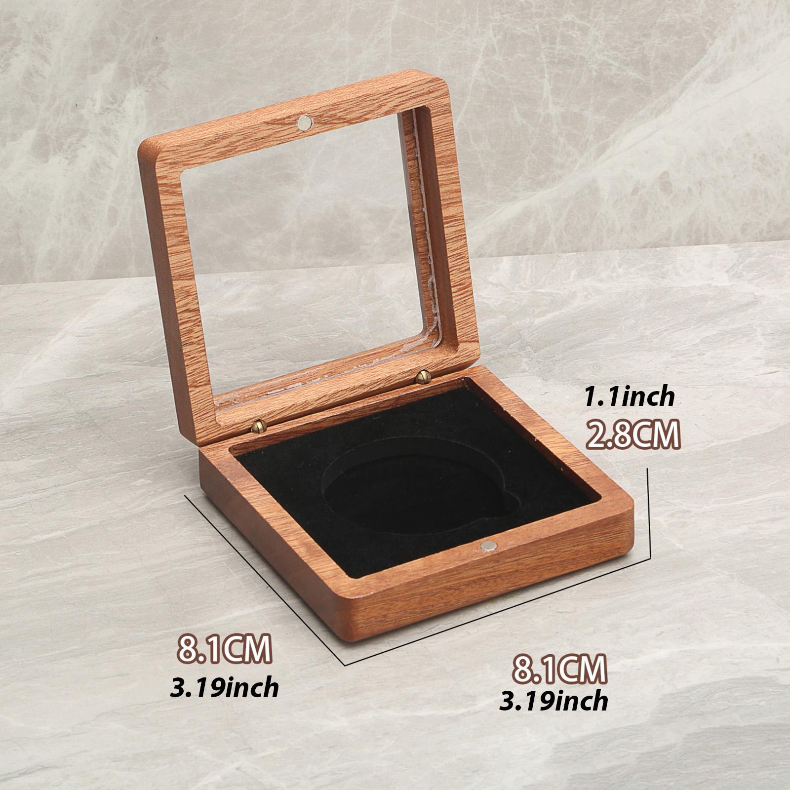 Wooden Collection Case with Cl - Collectors Coins Jewelry & Watches Of Smithtown Reviews บทวิจารณ์และราคา