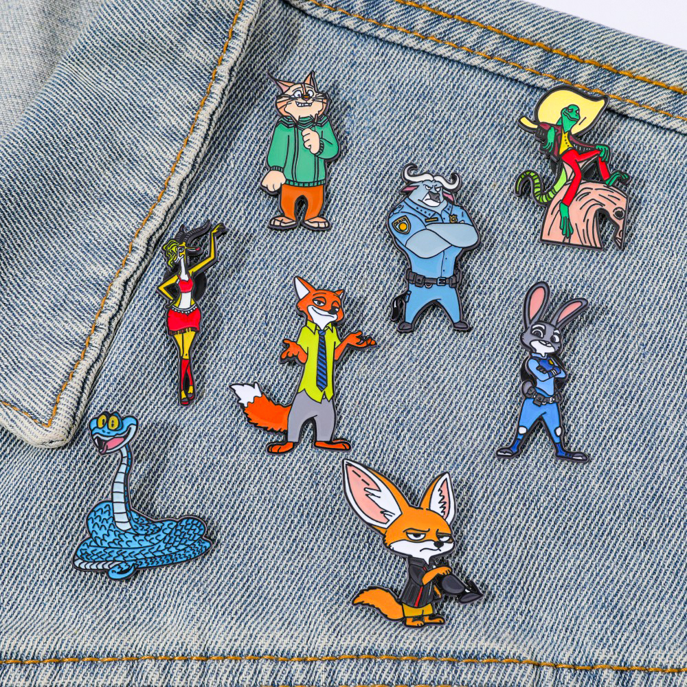 8 Pcs Anime Zootopia Cartoon B - Nick'S Jewelry & Watches Reviews บทวิจารณ์และราคา