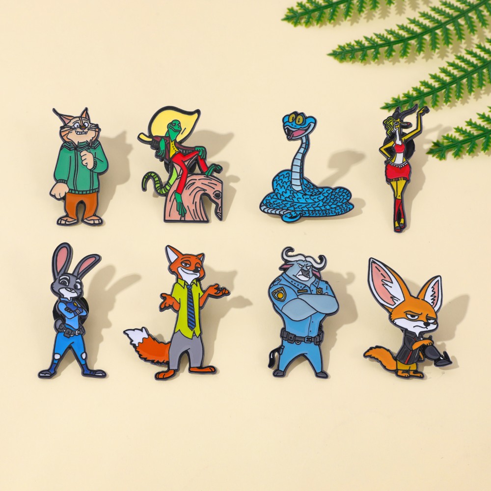 8 Pcs Anime Zootopia Cartoon B - Nick'S Jewelry & Watches Reviews บทวิจารณ์และราคา