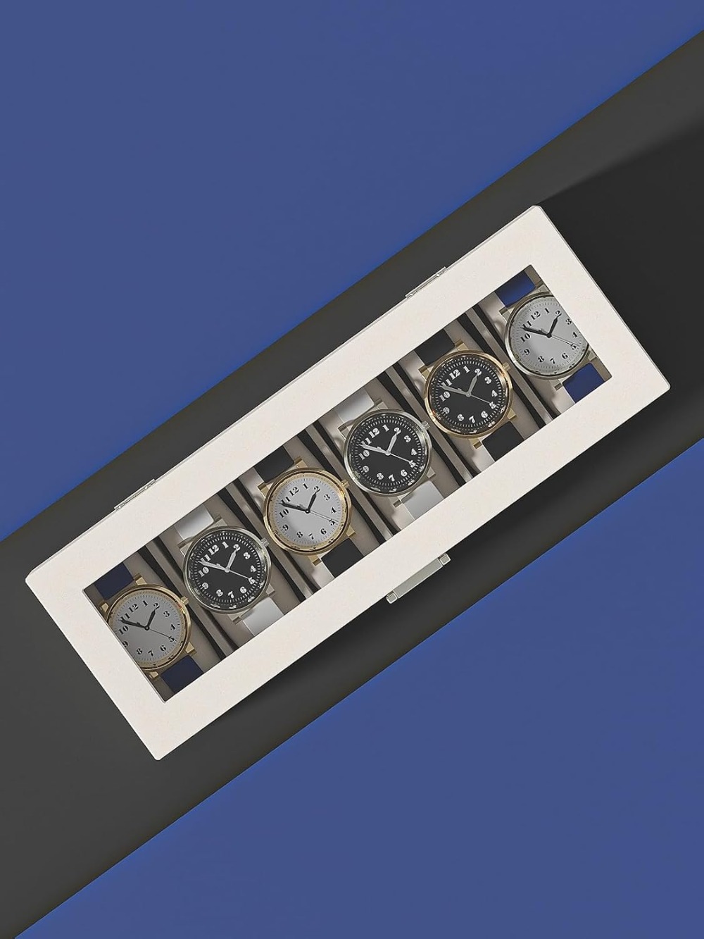 Leather Watch Display Case 6-S - Watch Display Box บทวิจารณ์และราคา