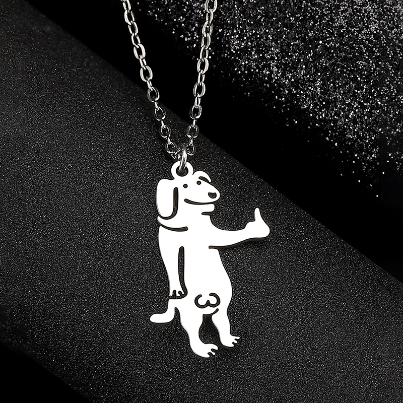 ANENJERY 316L Stainless Steel  - Mens Dog Tag Necklace บทวิจารณ์และราคา
