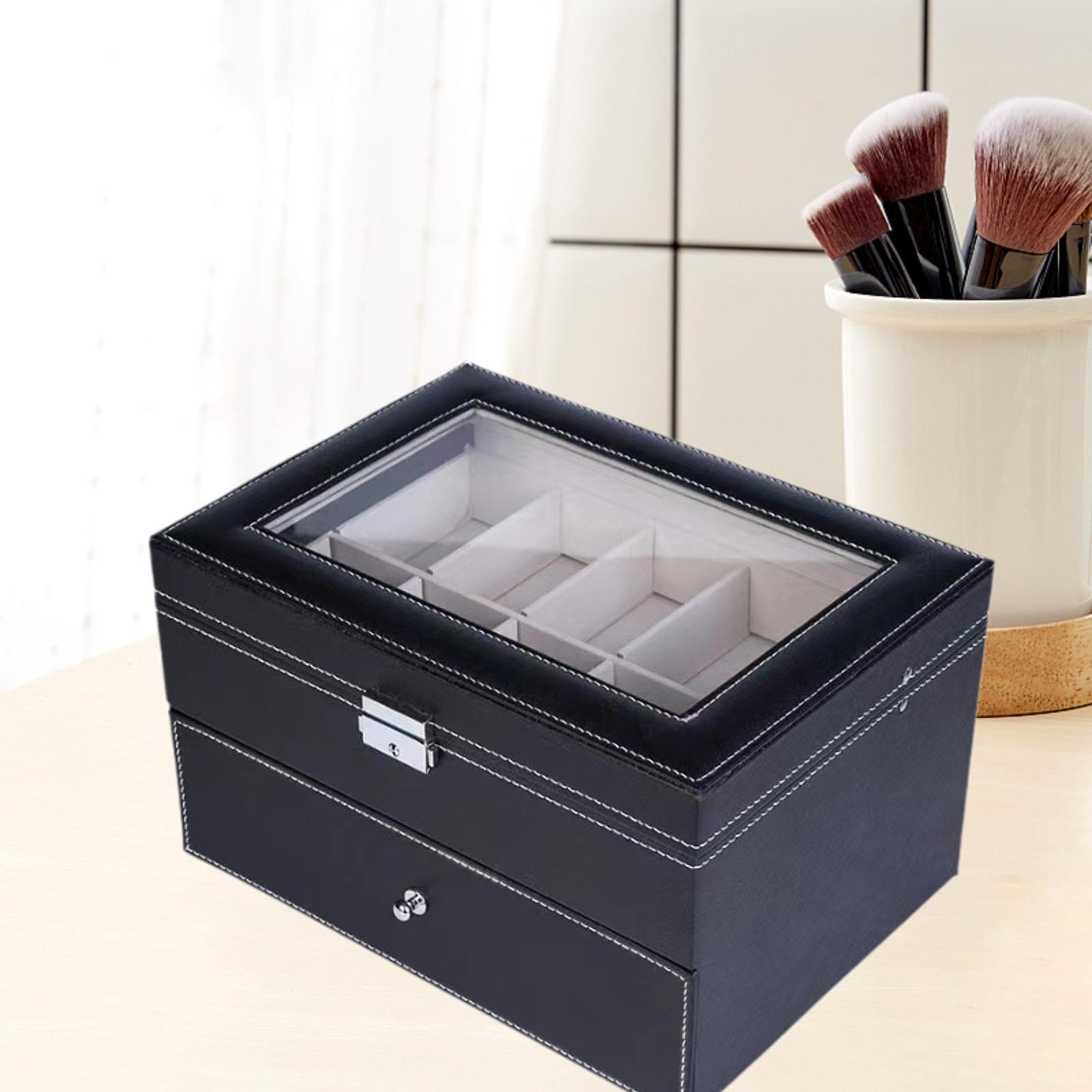 12 Slots PU Leather Watch Stor - Watch Display Box บทวิจารณ์และราคา