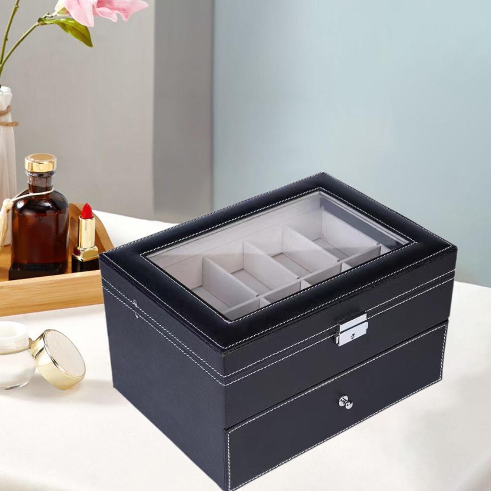 12 Slots PU Leather Watch Stor - Watch Display Box บทวิจารณ์และราคา
