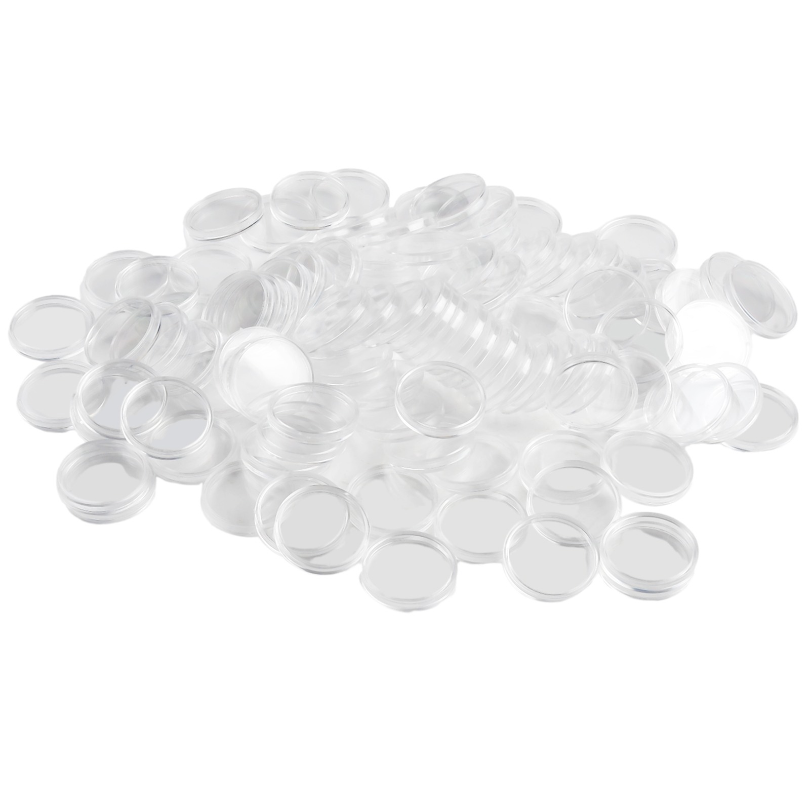 100Pcs Transparent Plastic Rou - Collectors Coins Jewelry & Watches Of Smithtown Reviews บทวิจารณ์และราคา