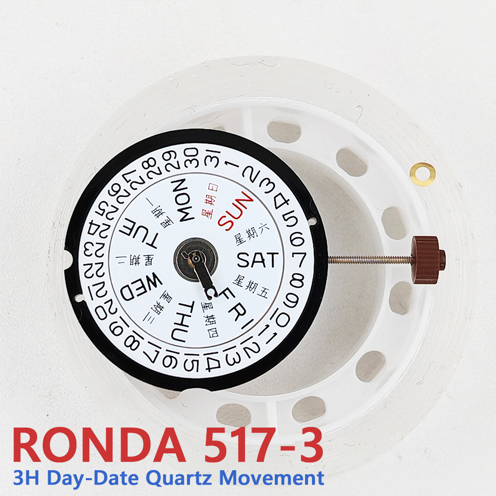 RONDA 517 Quartz Watch Movemen - Jewels In Quartz Watches บทวิจารณ์และราคา