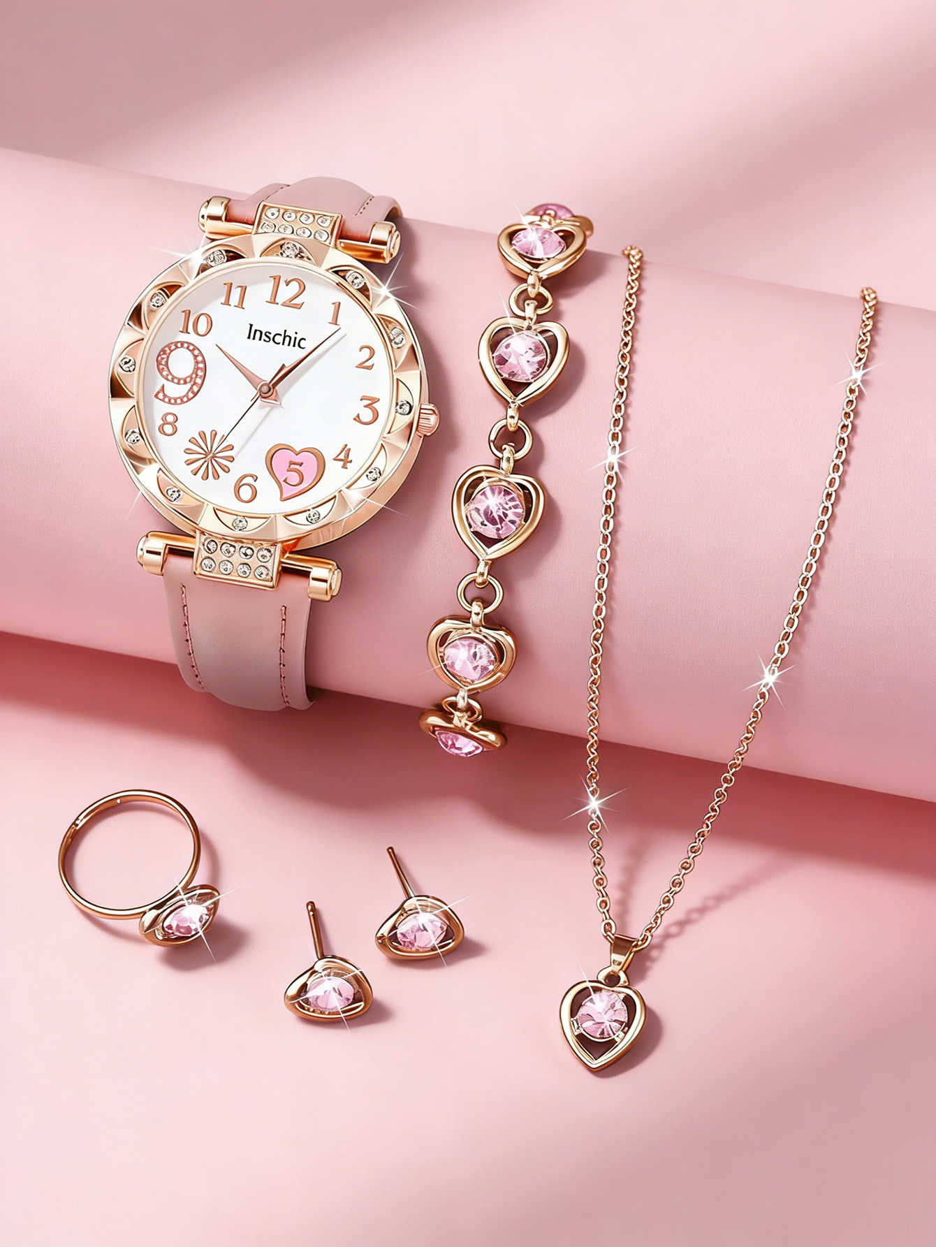 Women's quartz watch and set o - Does Jewelry Include Watches บทวิจารณ์และราคา
