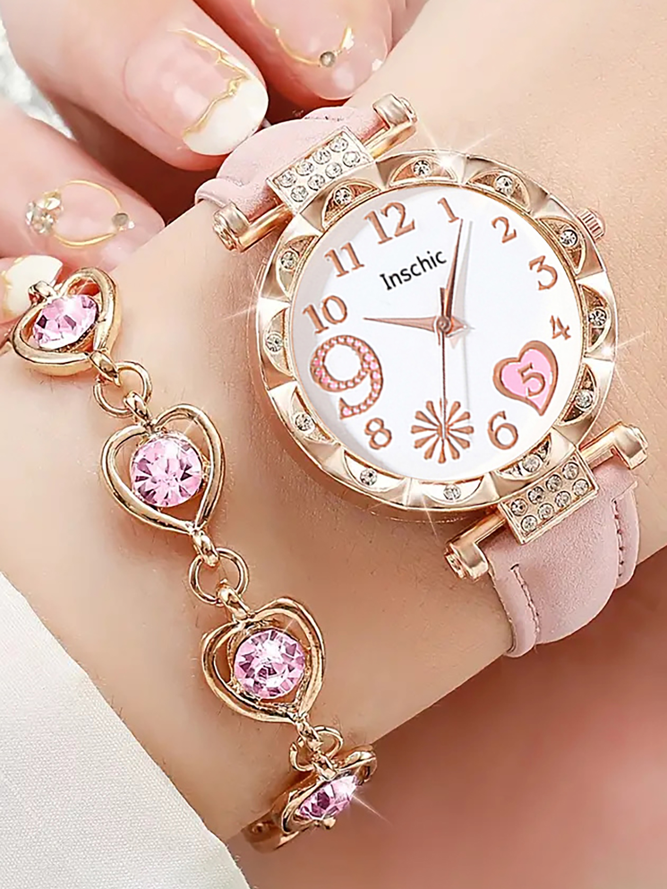 Women's quartz watch and set o - Does Jewelry Include Watches บทวิจารณ์และราคา