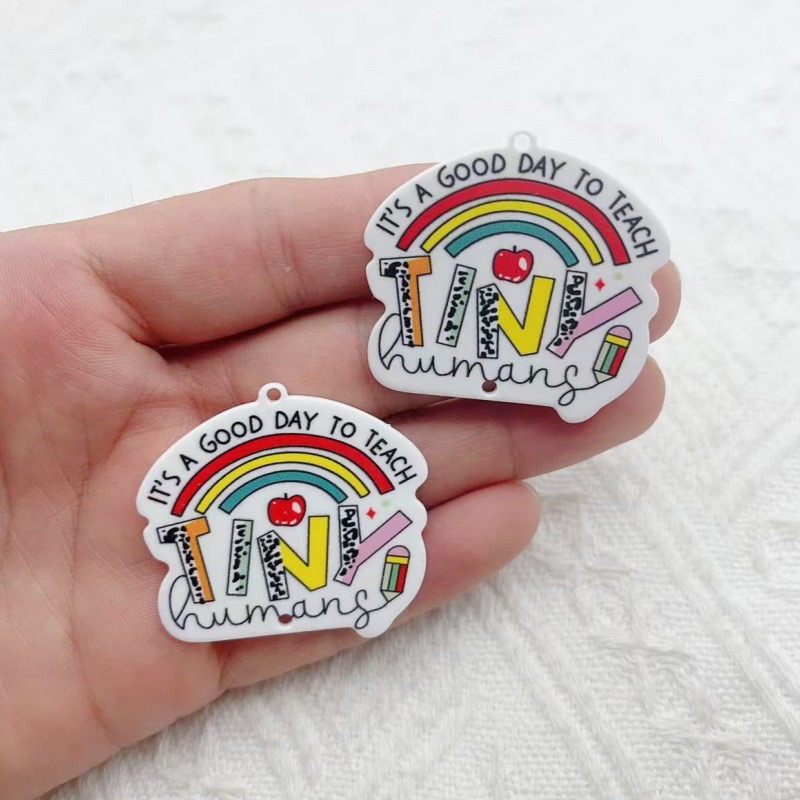 10pcs Teacher's Day Acrylic Do - Jewelry & Watches Company บทวิจารณ์และราคา