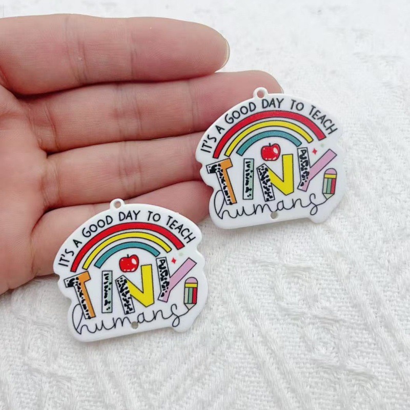 10pcs Teacher's Day Acrylic Do - Jewelry & Watches Company บทวิจารณ์และราคา