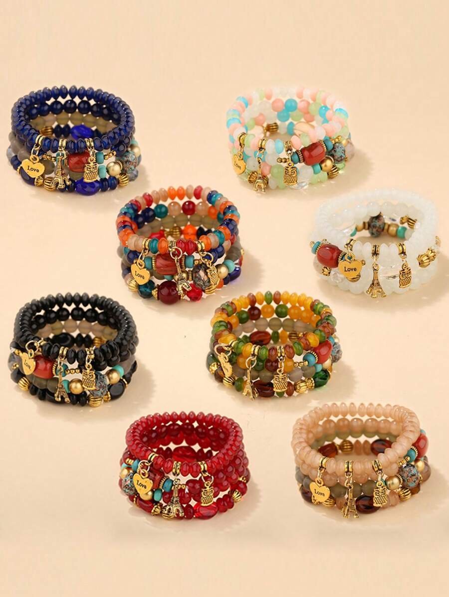 1 Set Of 4pcs Boho Style Decor - Jewelry & Watches Company บทวิจารณ์และราคา