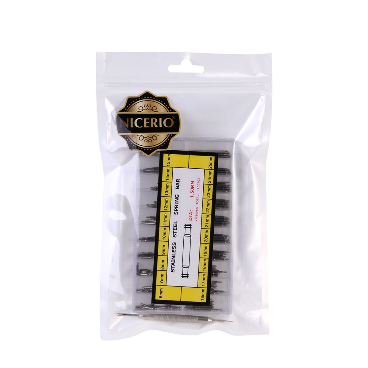 360pcs Stainless Steel Spring  - Watch Repair Tool Kit บทวิจารณ์และราคา