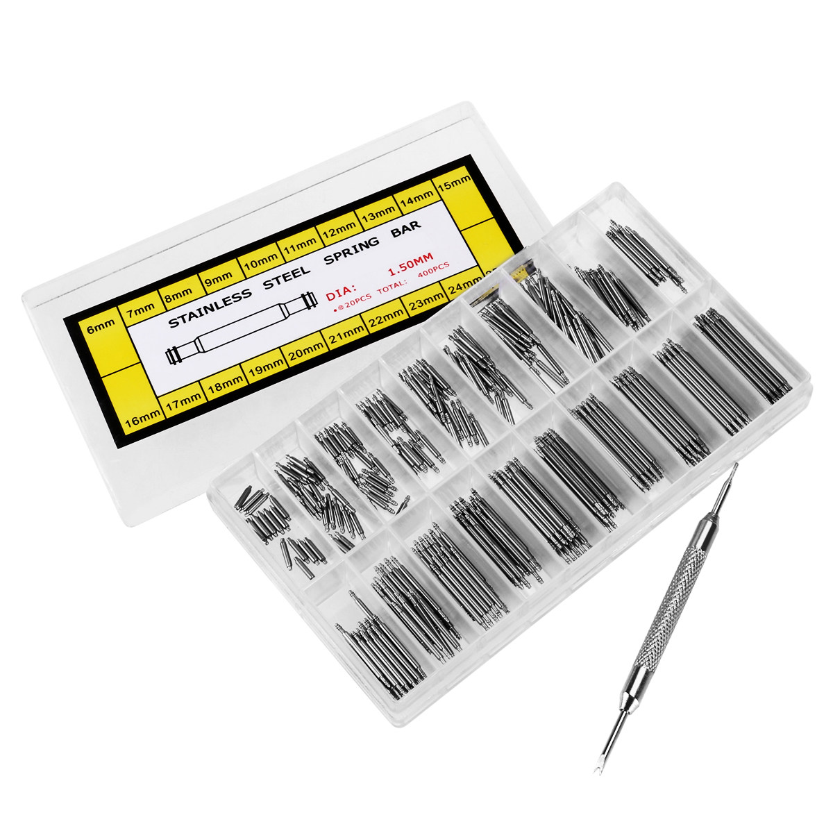 360pcs Stainless Steel Spring  - Watch Repair Tool Kit บทวิจารณ์และราคา