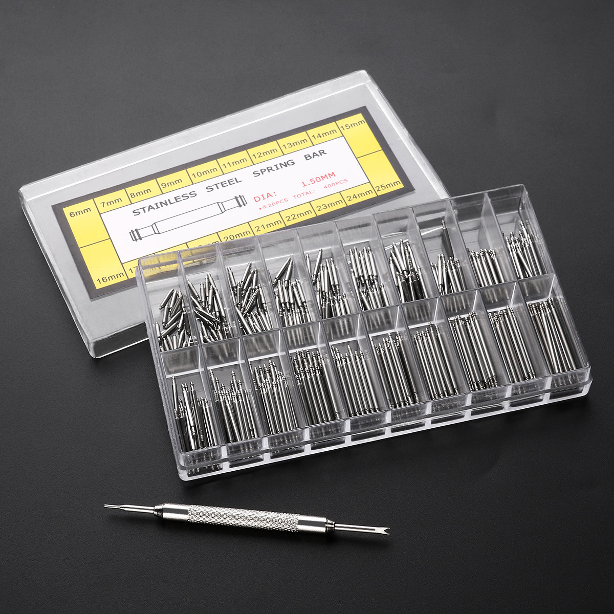 360pcs Stainless Steel Spring  - Watch Repair Tool Kit บทวิจารณ์และราคา