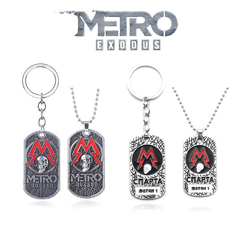 Game Metro Exodus 2033 Keychai - Mens Dog Tag Necklace บทวิจารณ์และราคา