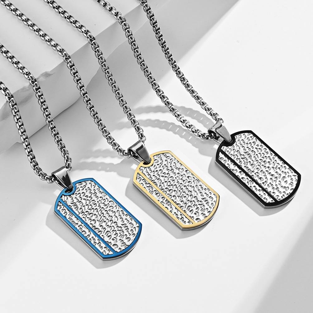 Personalized men's military ar - Mens Dog Tag Necklace บทวิจารณ์และราคา