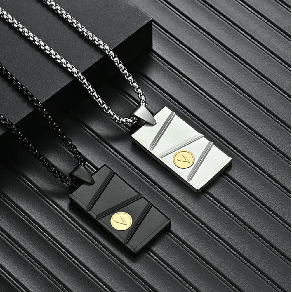 Personalized men's military ar - Mens Dog Tag Necklace บทวิจารณ์และราคา