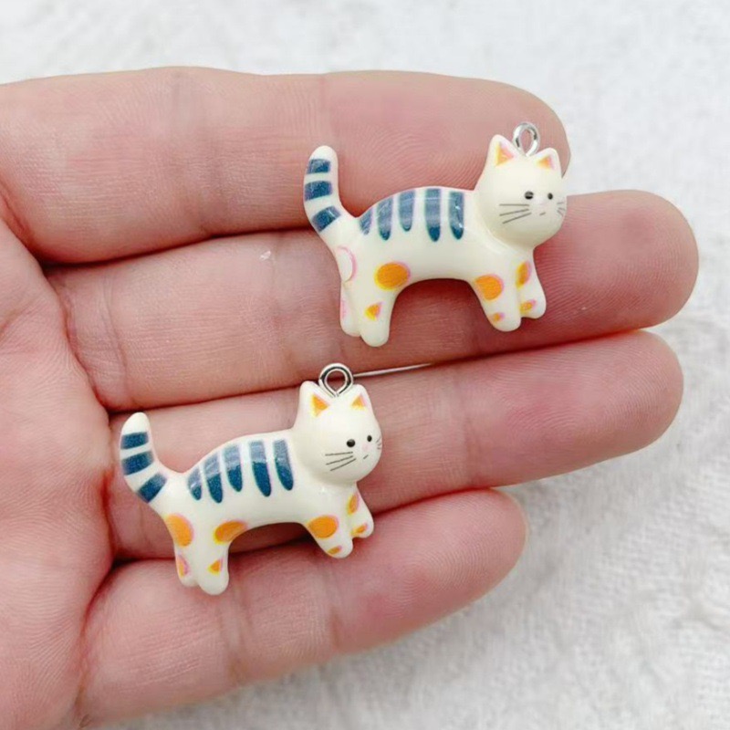 10pcs resin cartoon cat animal - Jewelry & Watches Company บทวิจารณ์และราคา