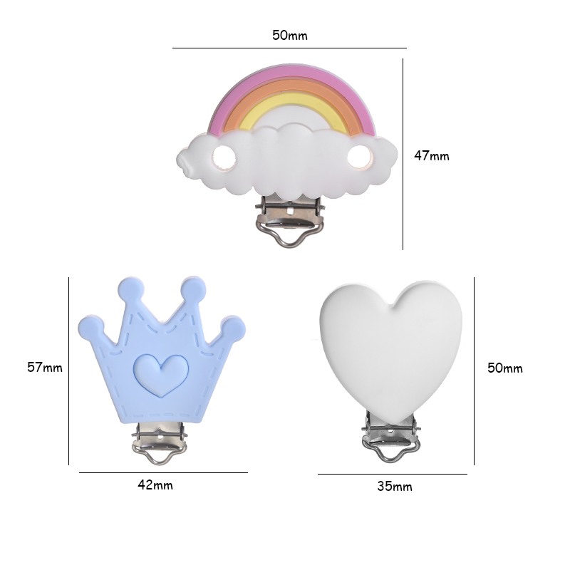 1Pc Baby Silicone Pacifer Clip - Pacific Jewelry & Watches Los Angeles บทวิจารณ์และราคา