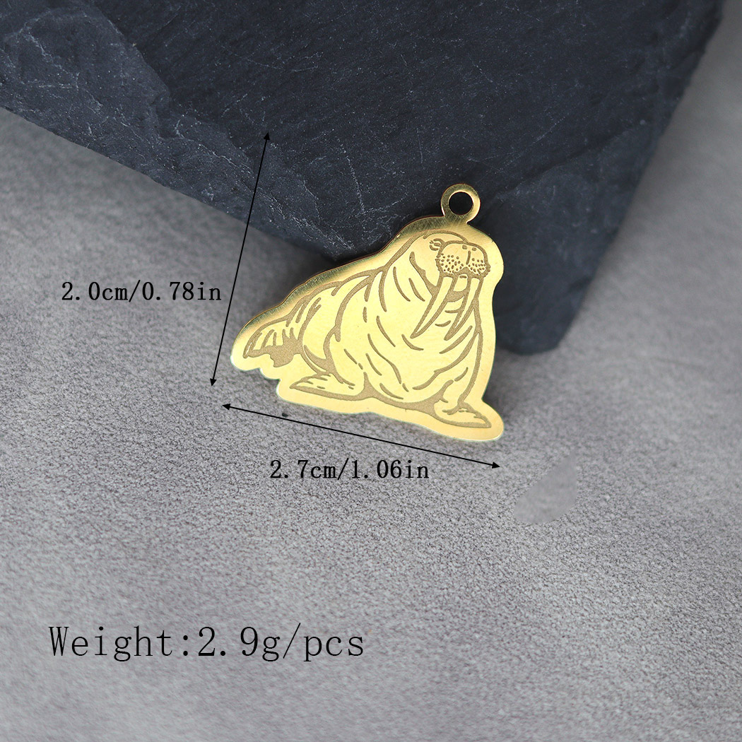 2pcs Cute Chubby Pacific Walru - Pacific Jewelry & Watches Los Angeles บทวิจารณ์และราคา