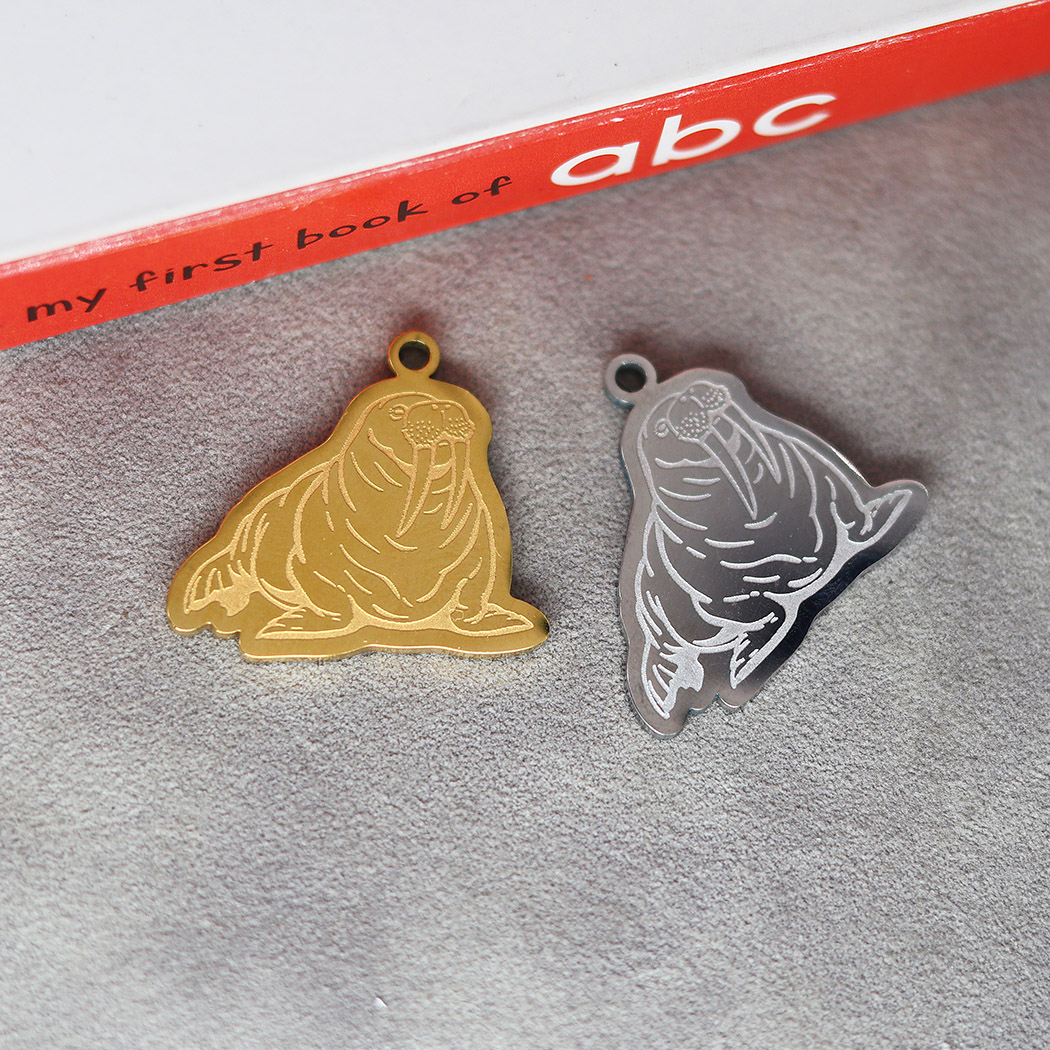2pcs Cute Chubby Pacific Walru - Pacific Jewelry & Watches Los Angeles บทวิจารณ์และราคา