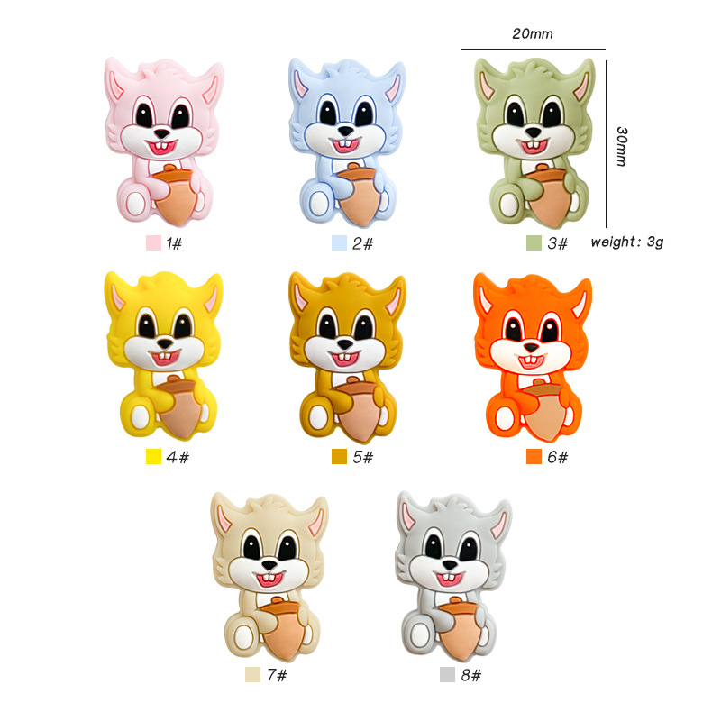 10pcs New Silicone Beads Carto - Pacific Jewelry & Watches Los Angeles บทวิจารณ์และราคา