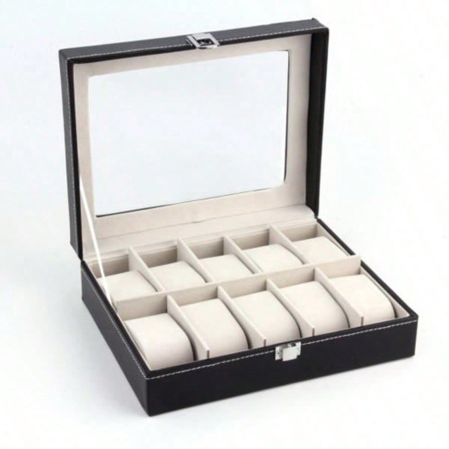 Watch Box 10 Slots, Men's Wome - Watch Display Box บทวิจารณ์และราคา