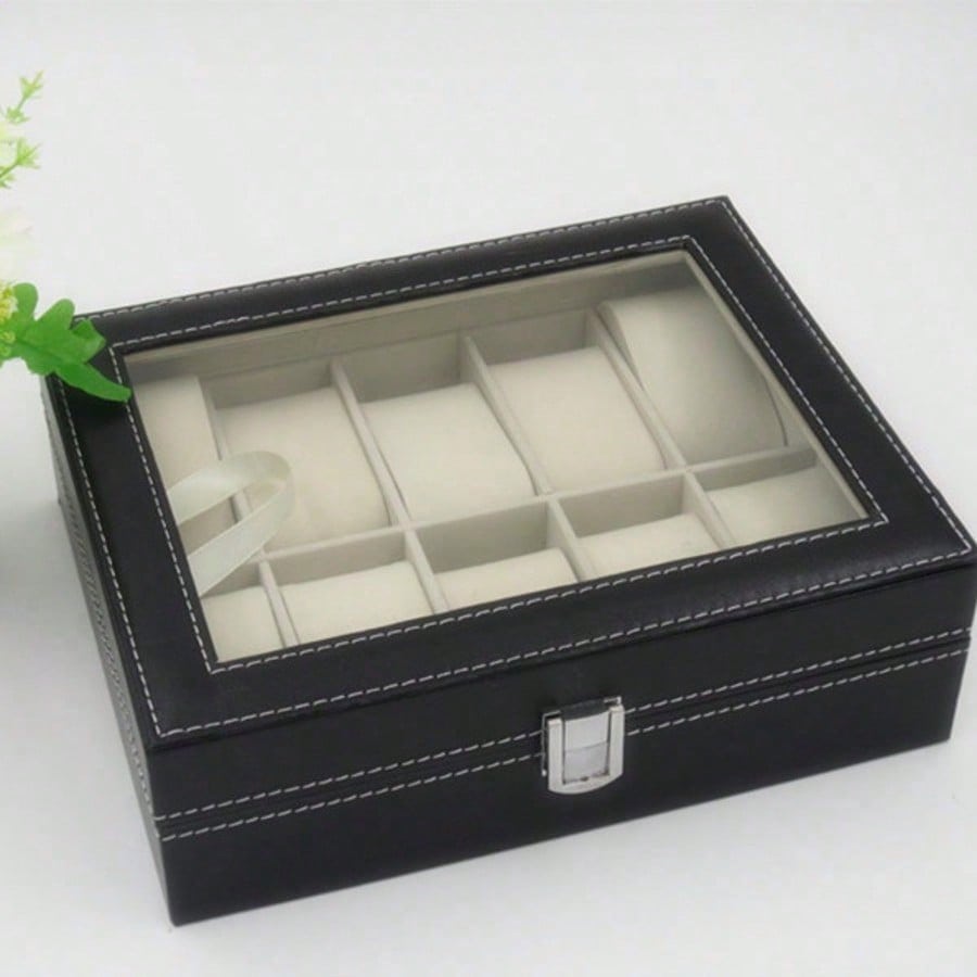 Watch Box 10 Slots, Men's Wome - Watch Display Box บทวิจารณ์และราคา