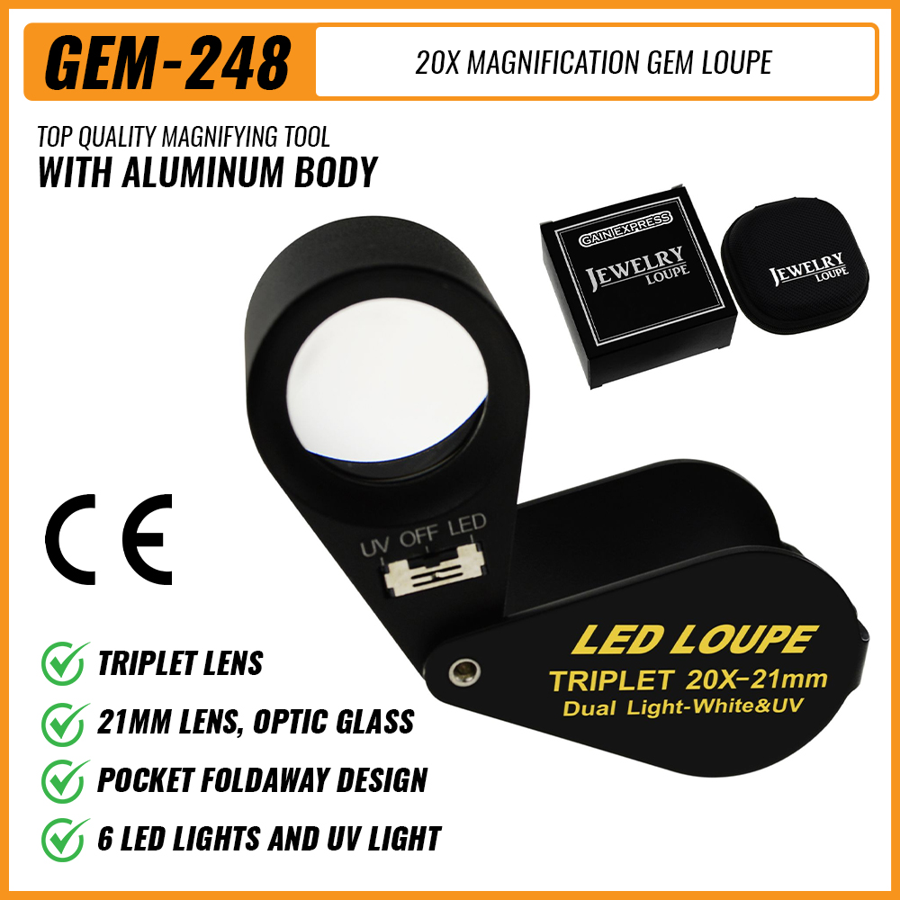 20x Jewelry Loupe 21mm Dual Li - Collectors Coins Jewelry & Watches Of Smithtown Reviews บทวิจารณ์และราคา