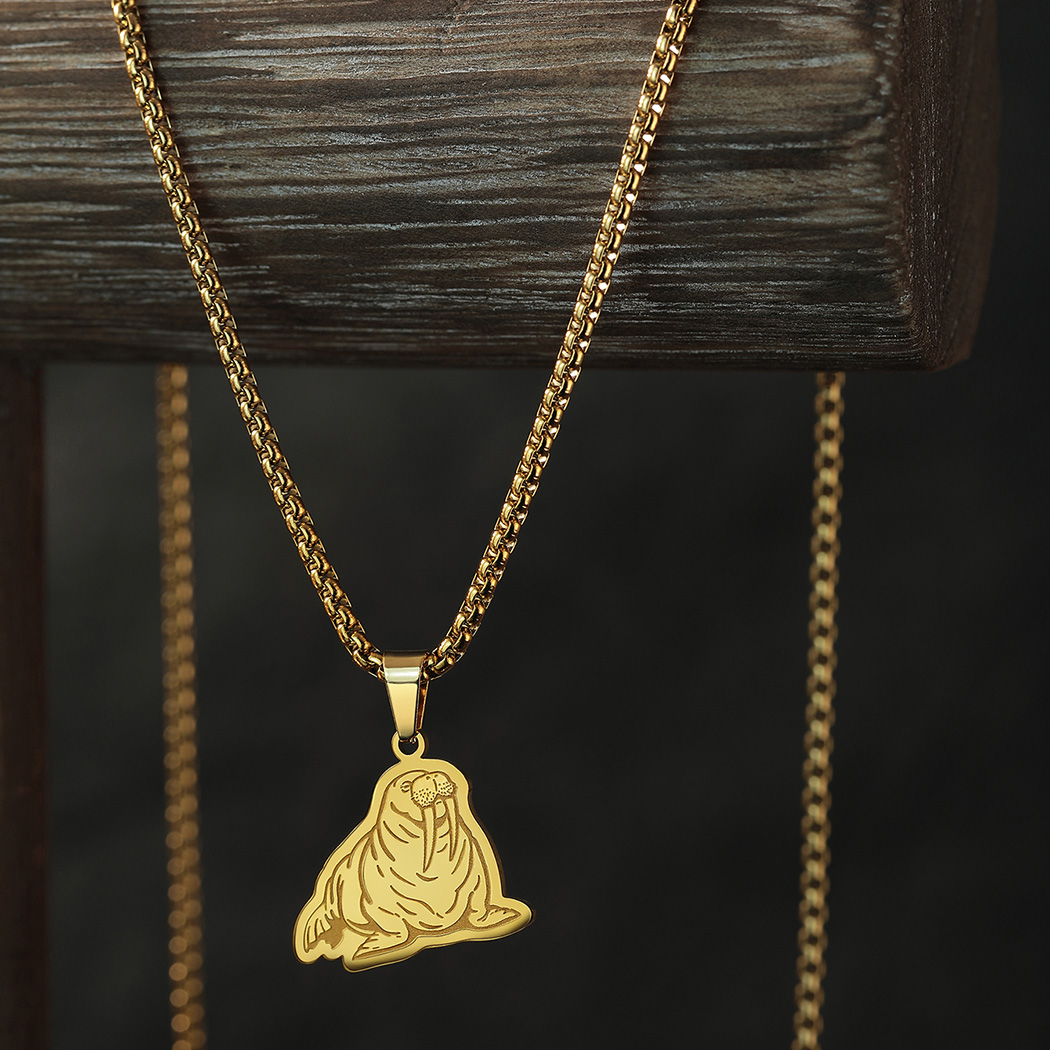 Kinitial Chubby Pacific Walrus - Pacific Jewelry & Watches Los Angeles บทวิจารณ์และราคา