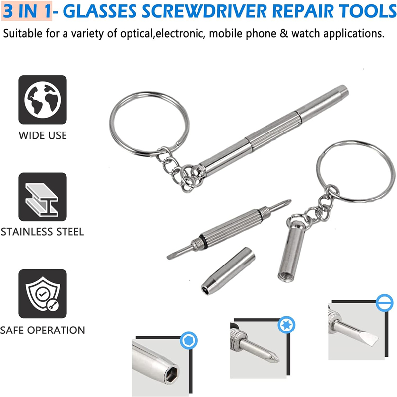 Mini Hand Glasses Screwdrivers - Watch Repair Tool Kit บทวิจารณ์และราคา