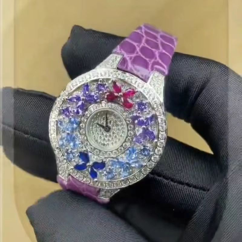 Luxury Colorful Women's Watch  - Jewels In Quartz Watches บทวิจารณ์และราคา