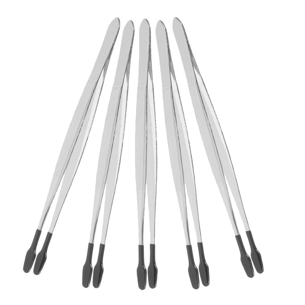 5Pcs Flat Head Tweezers for St - Collectors Coins Jewelry & Watches Of Smithtown Reviews บทวิจารณ์และราคา
