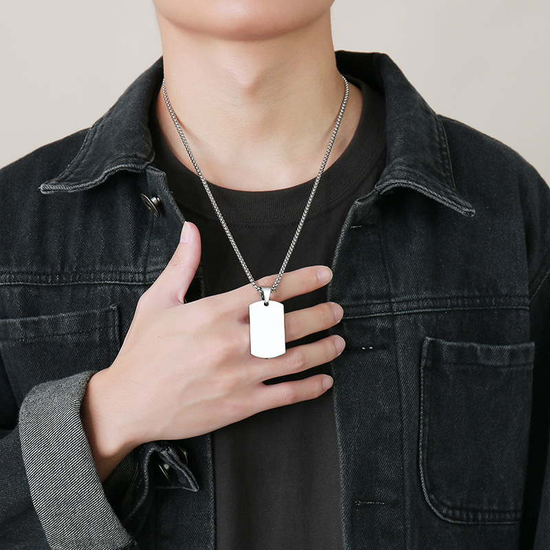 Vnox Men Dog Tag Container Pen - Mens Dog Tag Necklace บทวิจารณ์และราคา