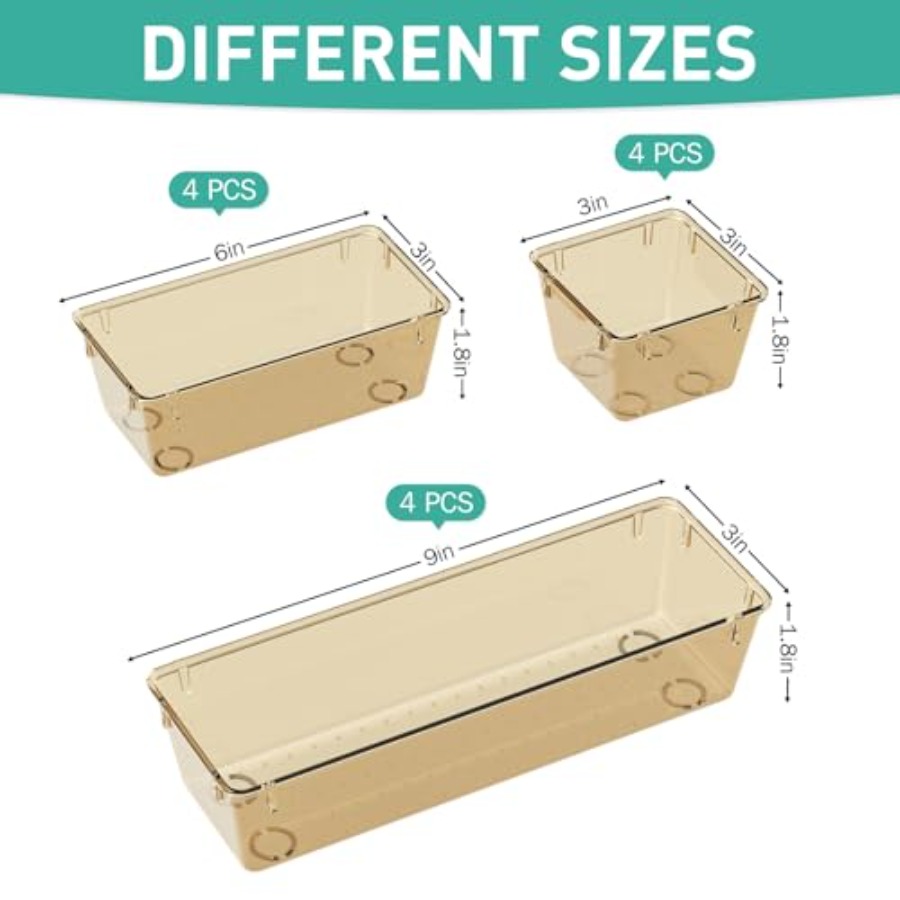 6 Pack Drawer Organizer Set, A - Jewelry & Watches Company บทวิจารณ์และราคา